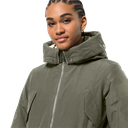 Напівпальто жіноче Jack Wolfskin ROCKY POINT PARKA 1109373_4550 Сіро-оливковий