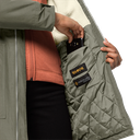 Напівпальто жіноче Jack Wolfskin ROCKY POINT PARKA 1109373_4550 Сіро-оливковий