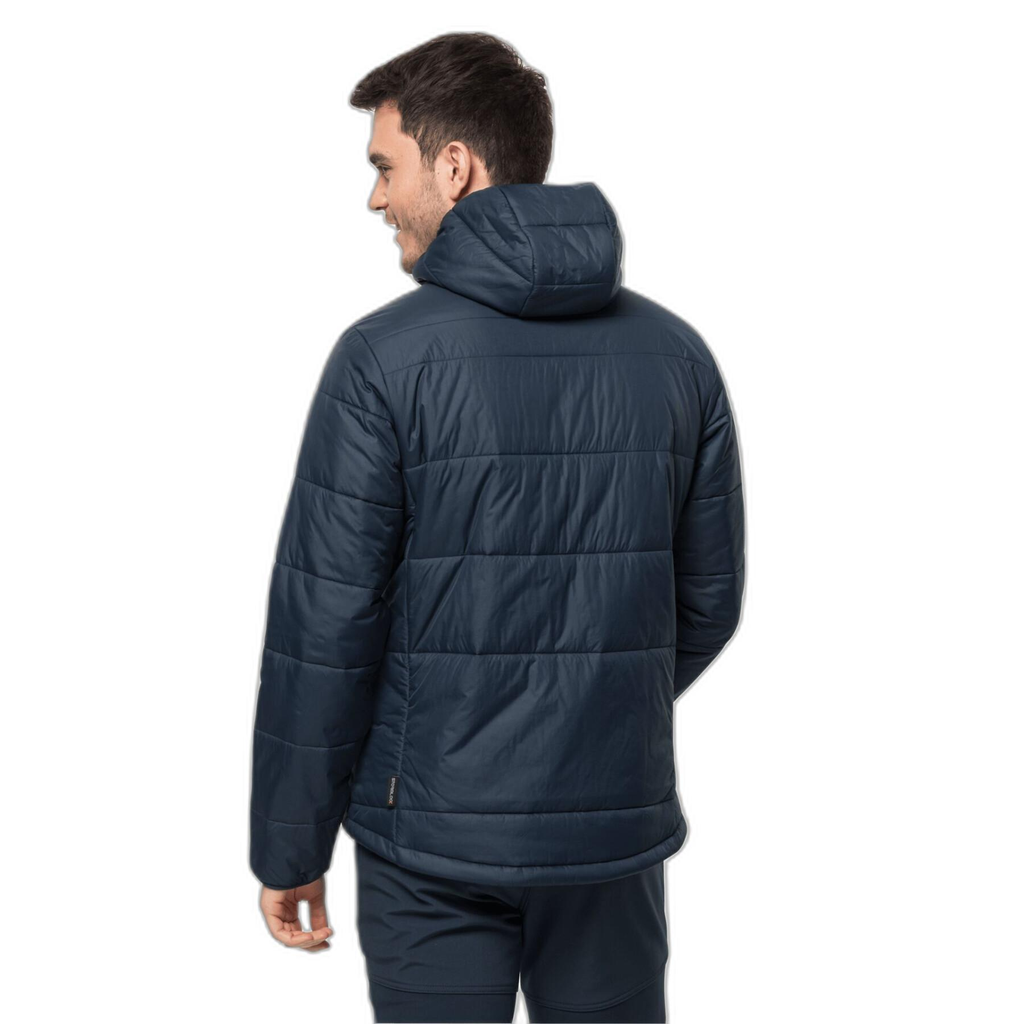 Пуховик чоловічий cинтетичний Jack Wolfskin BERGLAND INS HOODY M 1206881_1010 Темно-синій