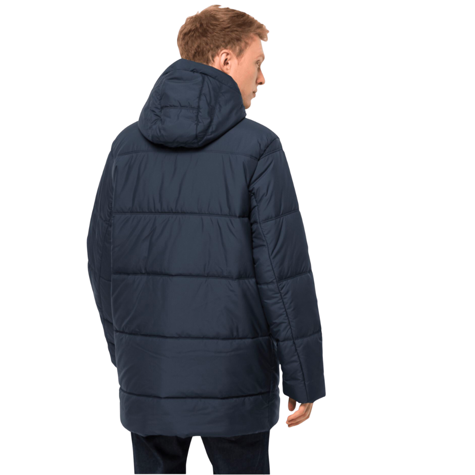 Пуховик чоловічий cинтетичний Jack Wolfskin NORTH YORK JACKET M 1206381_1010 Темно-синій