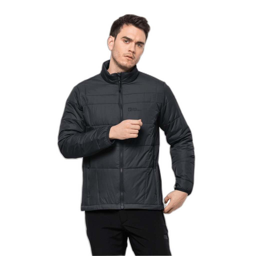 Пуховик чоловічий cинтетичний Jack Wolfskin BERGLAND INS JKT M 1206891_6350 Темно-сірий