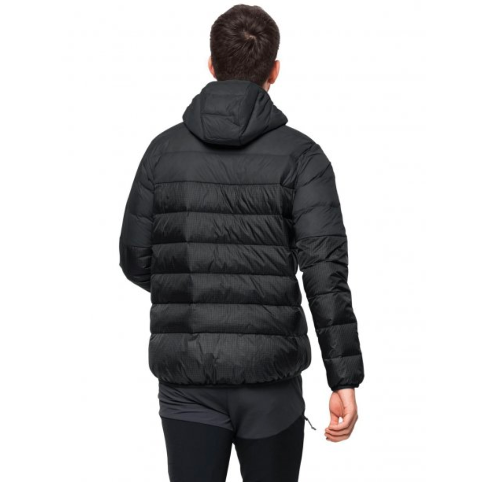 Пуховик чоловічий прошитий Jack Wolfskin DNA TUNDRA DOWN HOODY M 1206612_6350 Темно-сірий