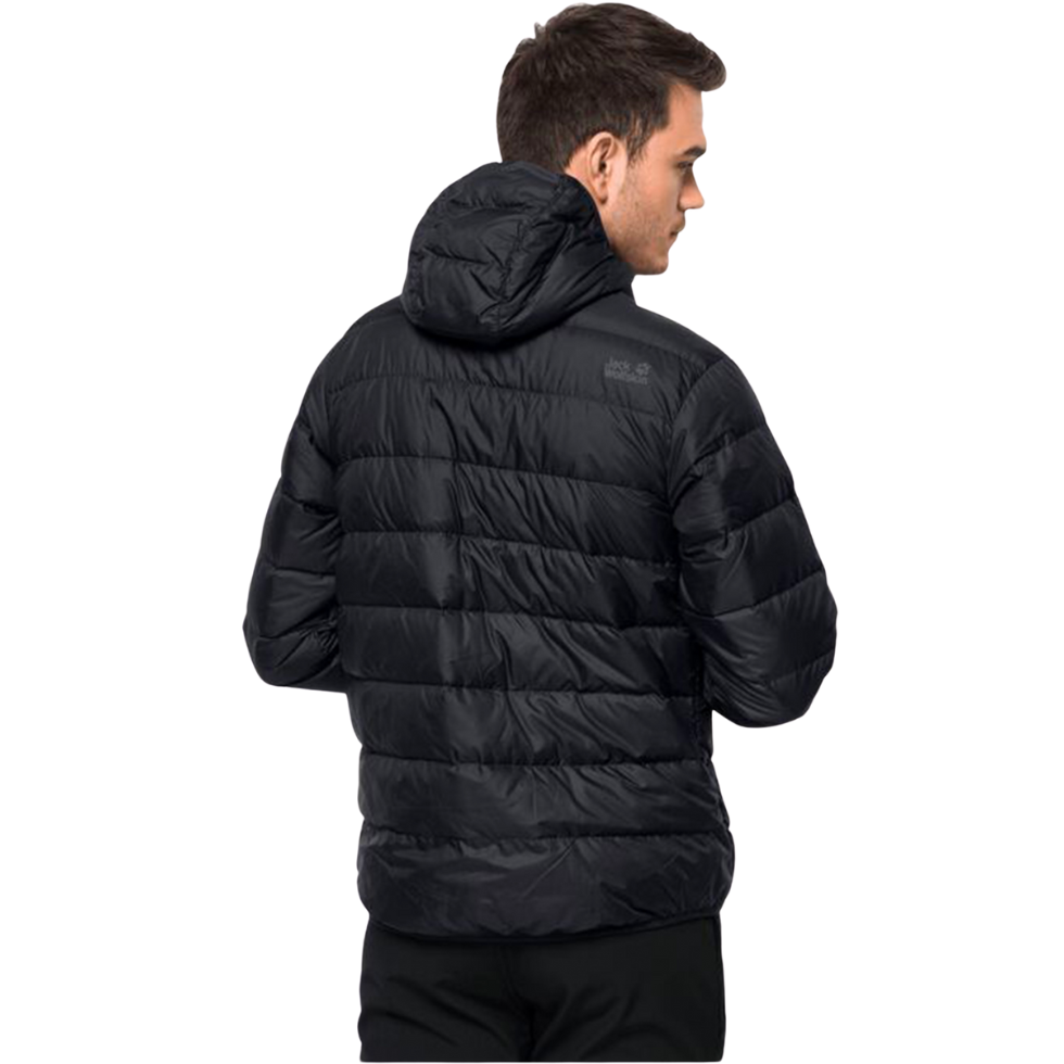 Пуховик чоловічий прошитий Jack Wolfskin HELIUM MEN 1200573_6000 Чорний