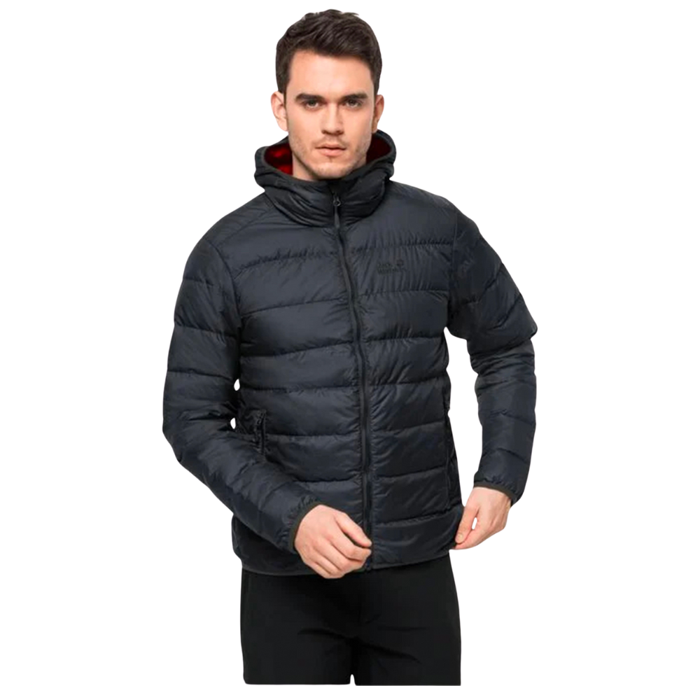 Пуховик чоловічий cинтетичний прошитий Jack Wolfskin HELIUM MEN 1200573_6352 Темно-сірий