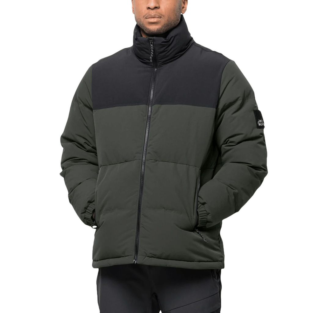 Пуховик чоловічий Jack Wolfskin ALEX DOWN JKT M 1206911_4018 Темно-зелений