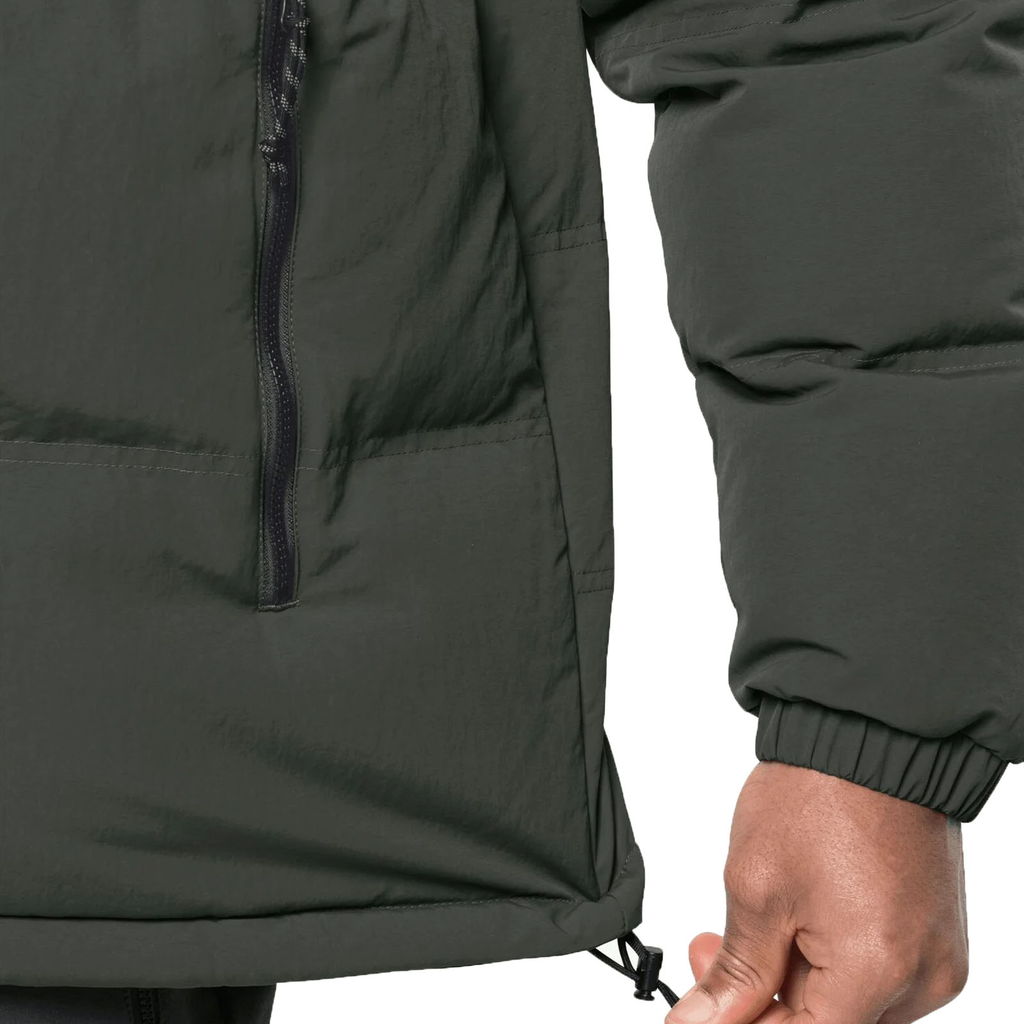 Пуховик чоловічий Jack Wolfskin ALEX DOWN JKT M 1206911_4018 Темно-зелений