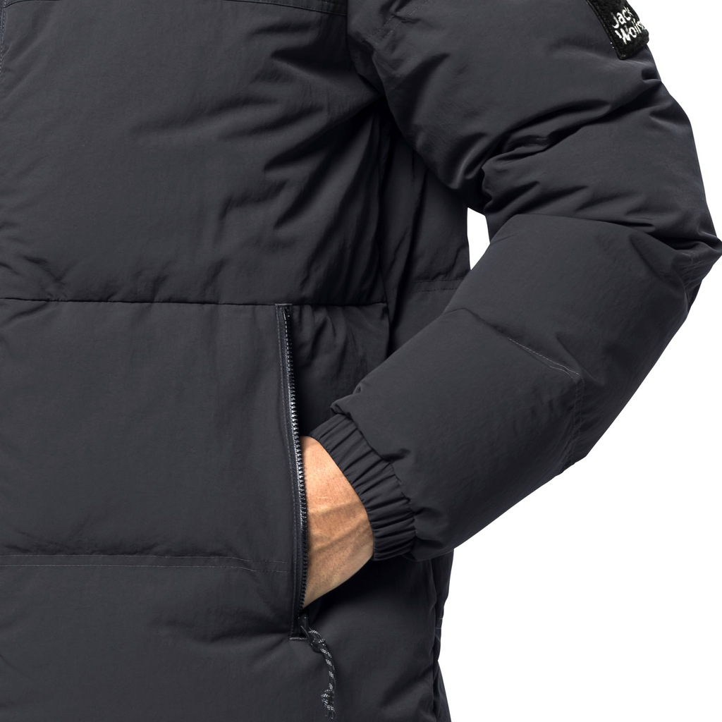 Пуховик чоловічий Jack Wolfskin ALEX DOWN JKT M 1206911_6350 Темно-сірий