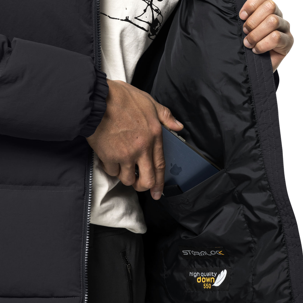 Пуховик чоловічий Jack Wolfskin ALEX DOWN JKT M 1206911_6350 Темно-сірий
