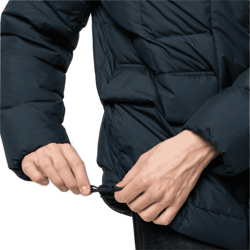 Пуховик чоловічий Jack Wolfskin FROZEN LAKE JACKET M 1206321_1010 Темно-синій