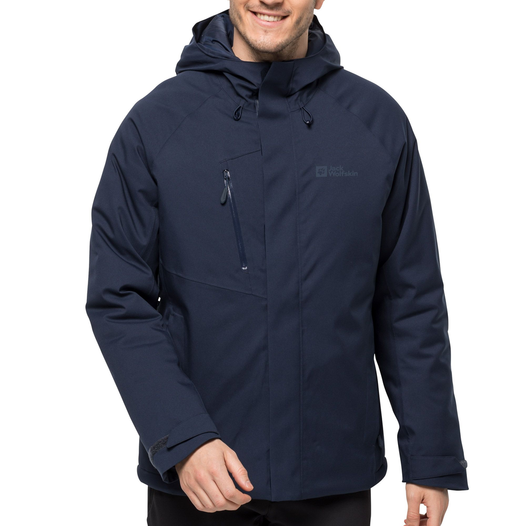 Пуховик чоловічий cинтетичний Jack Wolfskin TROPOSPHERE INS JKT M 1115321_1010 Темно-синій