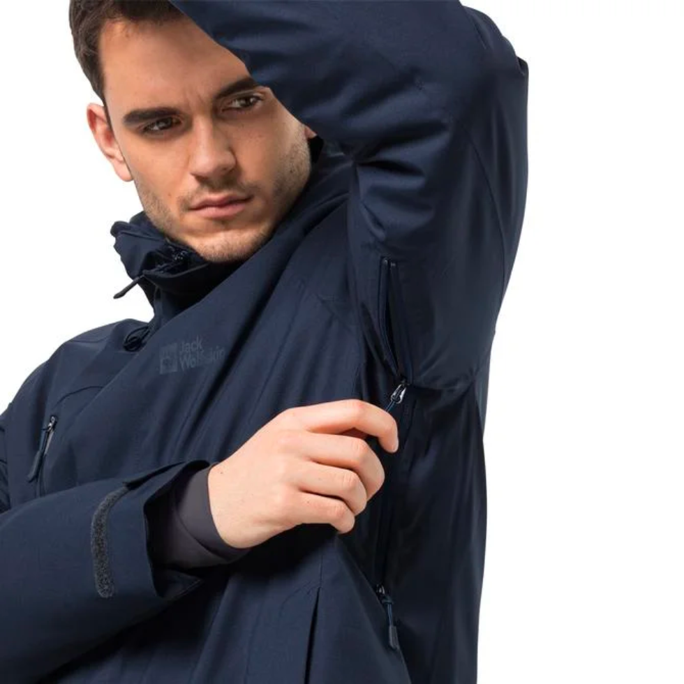 Пуховик чоловічий cинтетичний Jack Wolfskin TROPOSPHERE INS JKT M 1115321_1010 Темно-синій