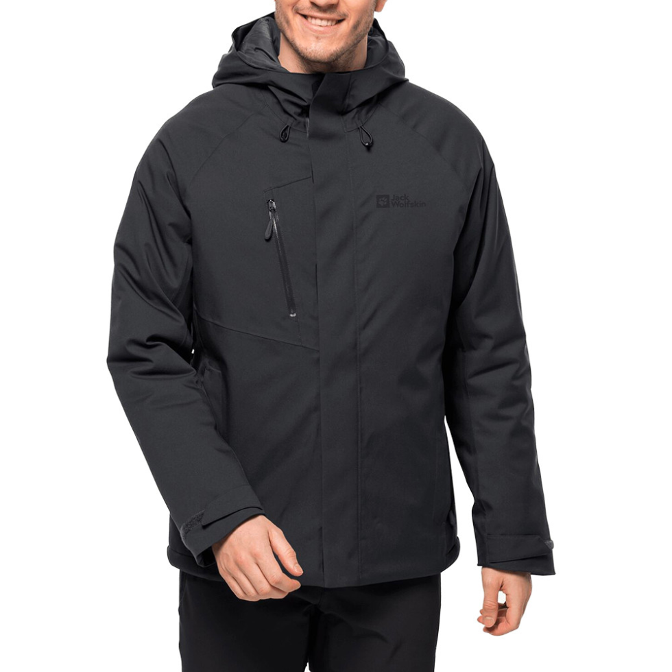 Пуховик чоловічий cинтетичний Jack Wolfskin TROPOSPHERE INS JKT M 1115321_6000 Чорний