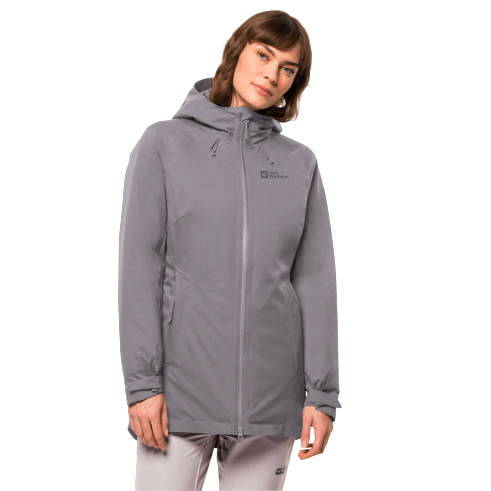 Куртка жіноча утеплена Jack Wolfskin STIRNBERG INS JKT W 1115451_2174 Сірий