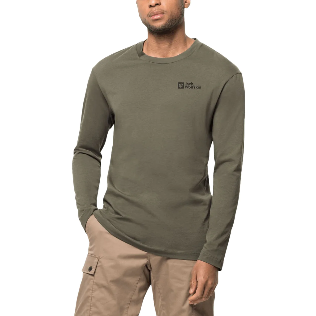 Футболка з довгим рукавом Jack Wolfskin ESSENTIAL LONGSLEEVE M 1808821_4550