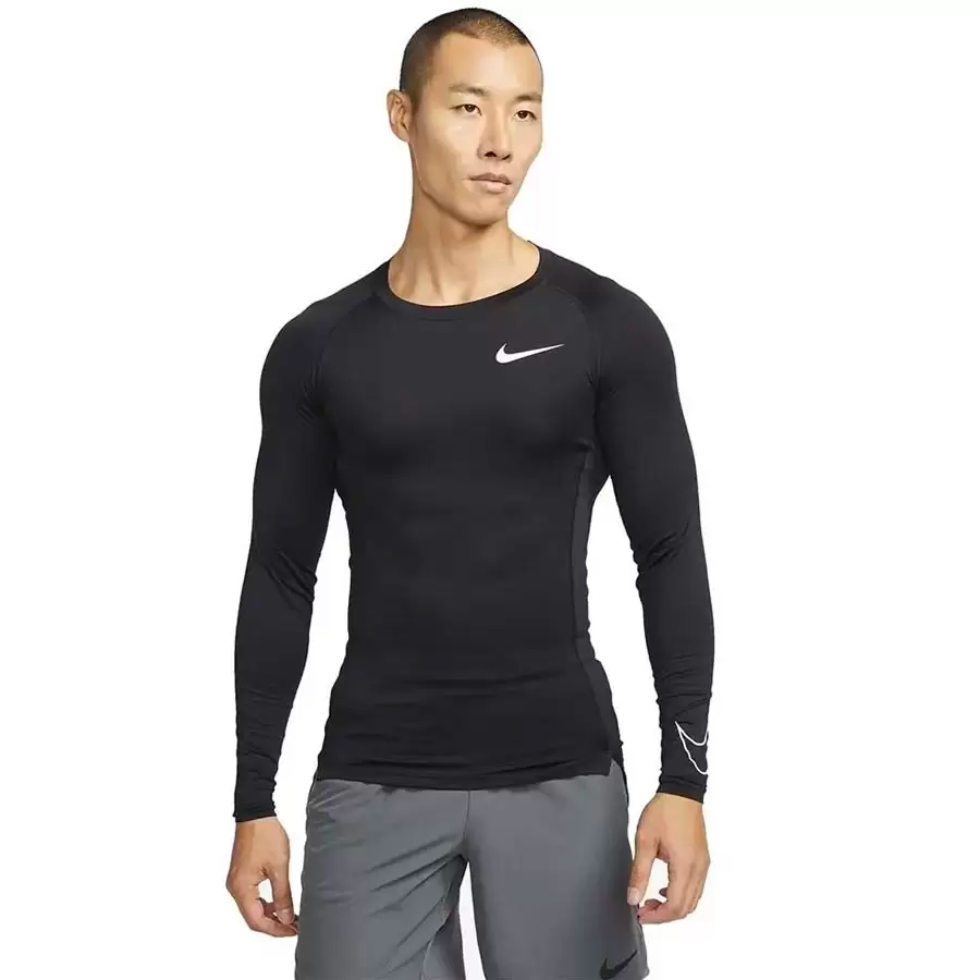Чоловіча футболка NIKE M NP DF TIGHT TOP LS DD1990-010