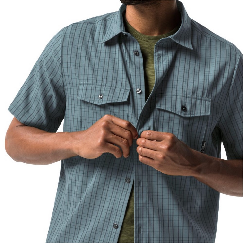 Теніска чоловіча синтетична Jack Wolfskin THOMPSON SHIRT MEN 1401043_1286