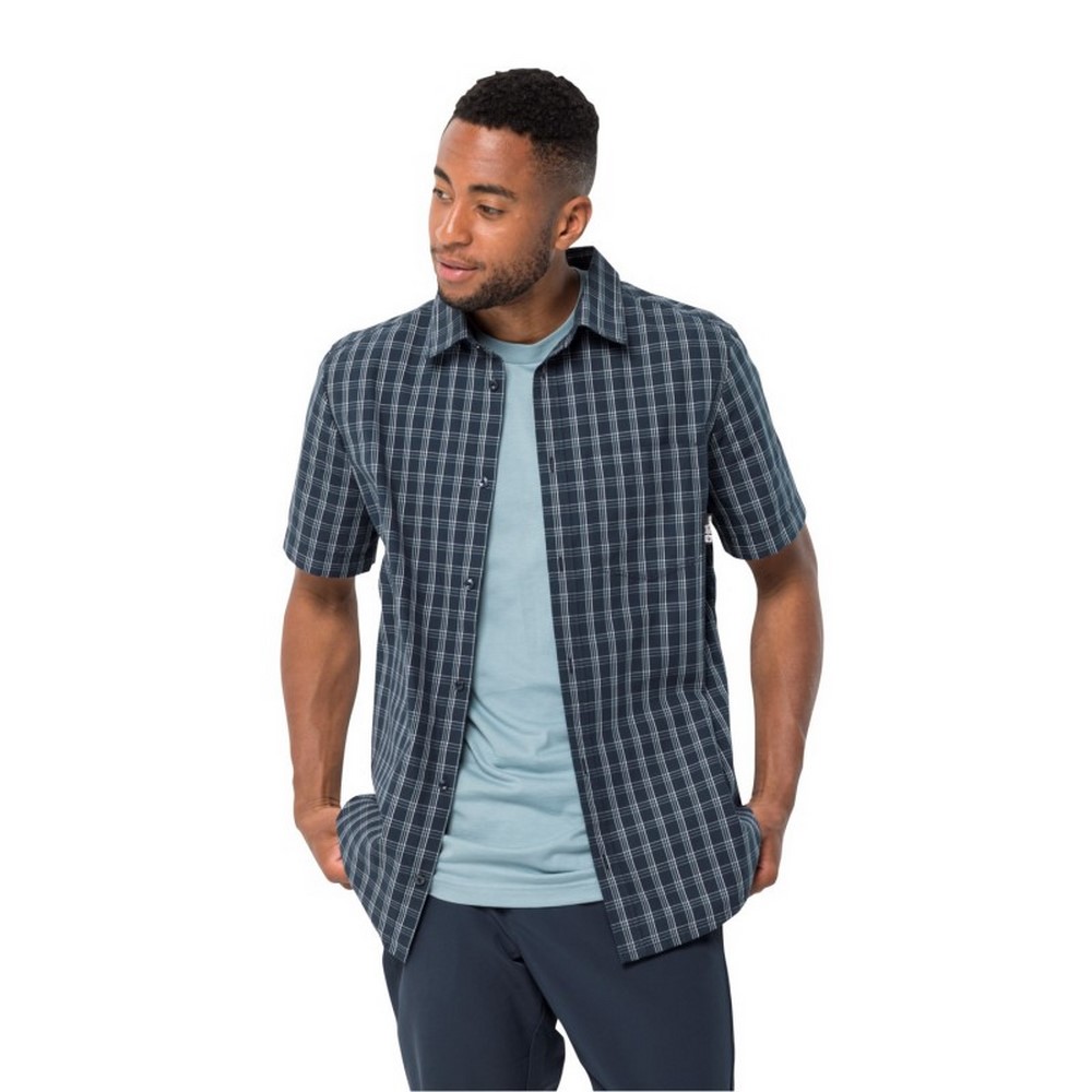 Теніска чоловіча Jack Wolfskin HOT SPRINGS SHIRT M 1402333_7630