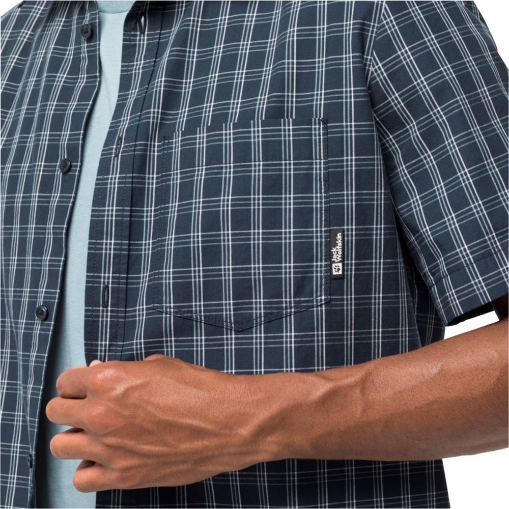 Теніска чоловіча Jack Wolfskin HOT SPRINGS SHIRT M 1402333_7630