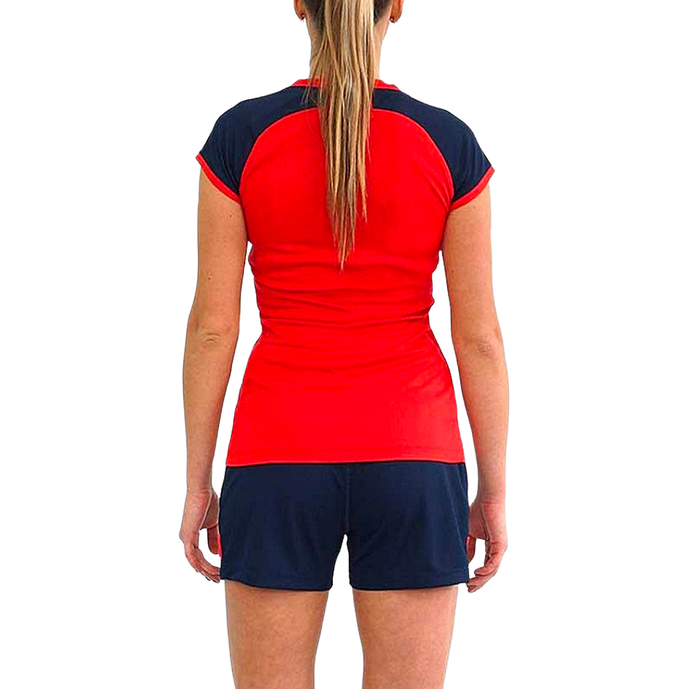 Волейбольна жіноча форма ASICS WOMAN VOLLEYBALL CAP SLEEVE SET 156862-0600