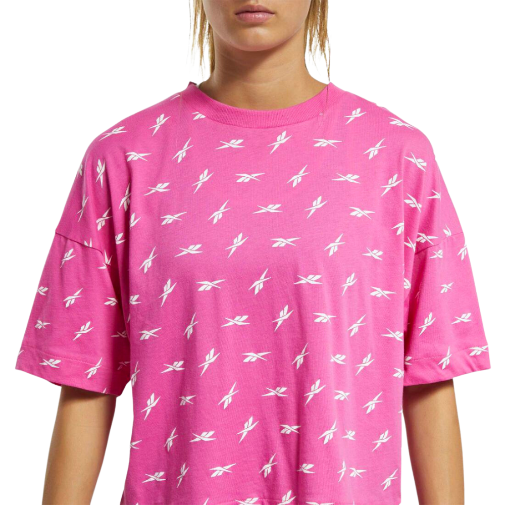 Футболка жіноча Reebok TE AOP Vector Tee GJ0671
