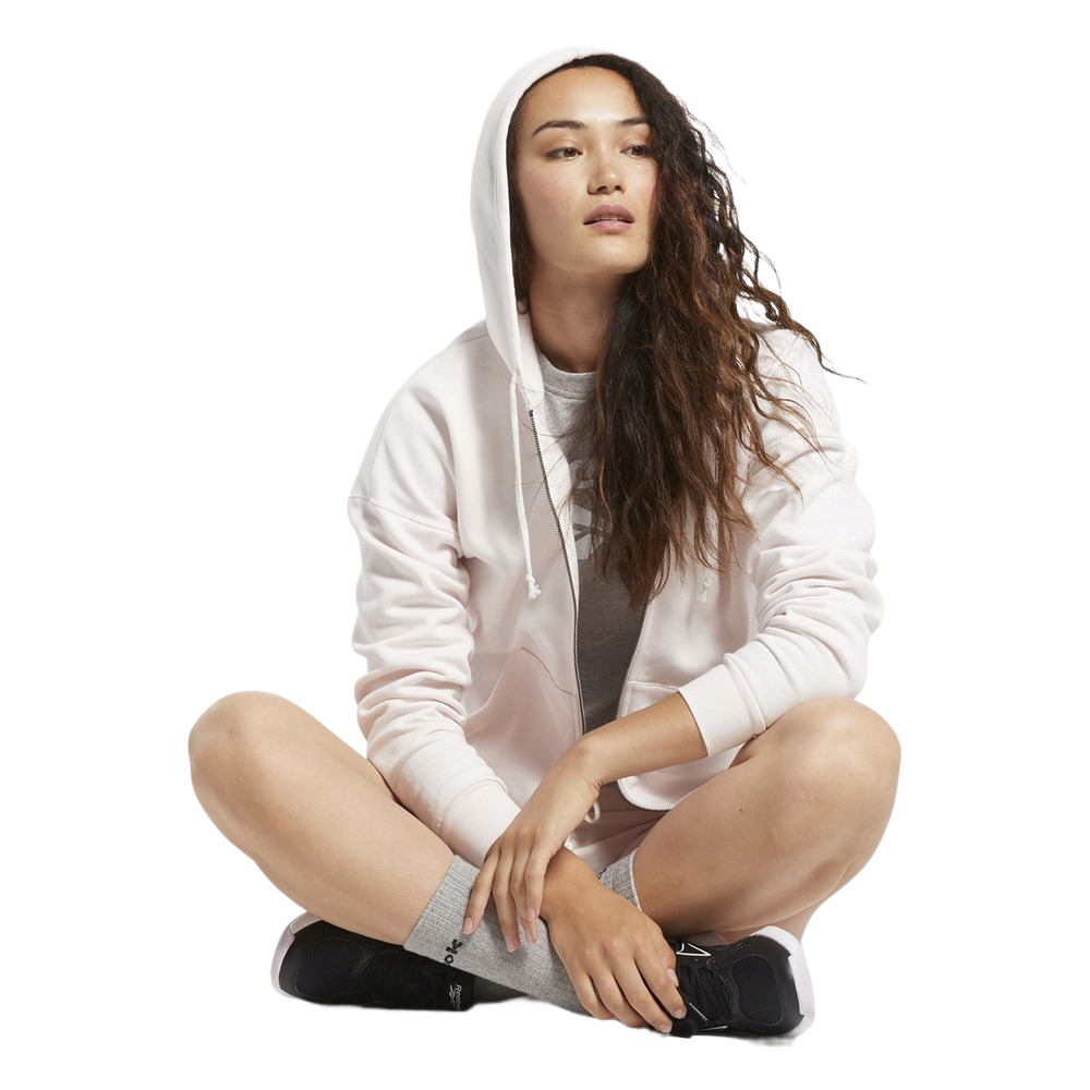 Жіноче худі Reebok TRAINING ESSENTIALS FULL-ZIP FT0888
