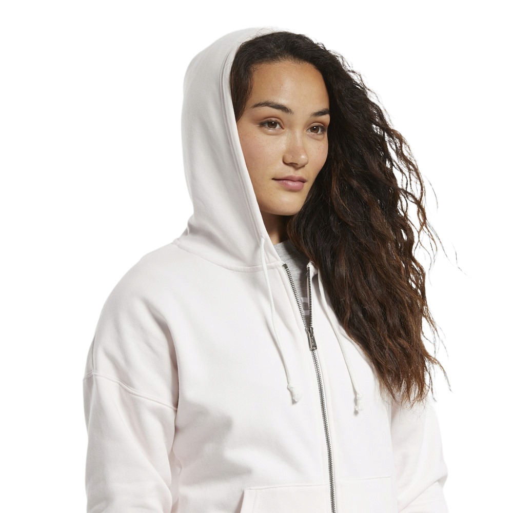 Жіноче худі Reebok TRAINING ESSENTIALS FULL-ZIP FT0888