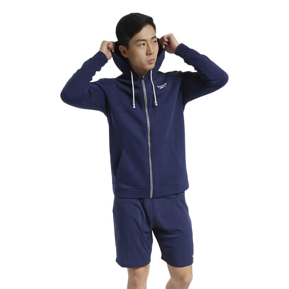 Чоловіче худі Reebok Training Essentials Fleece Zip Up FU3230