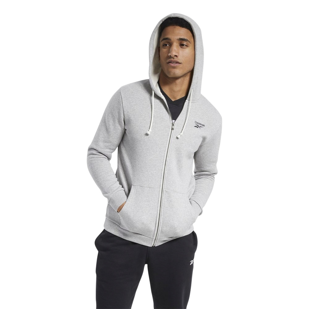 Чоловіче худі Reebok TRAINING ESSENTIALS FLEECE ZIP UP FU3242