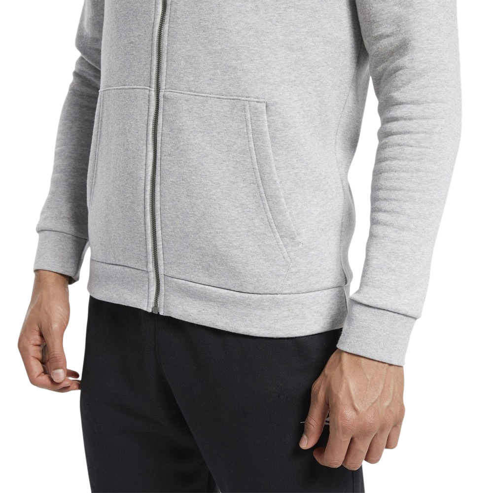 Чоловіче худі Reebok TRAINING ESSENTIALS FLEECE ZIP UP FU3242