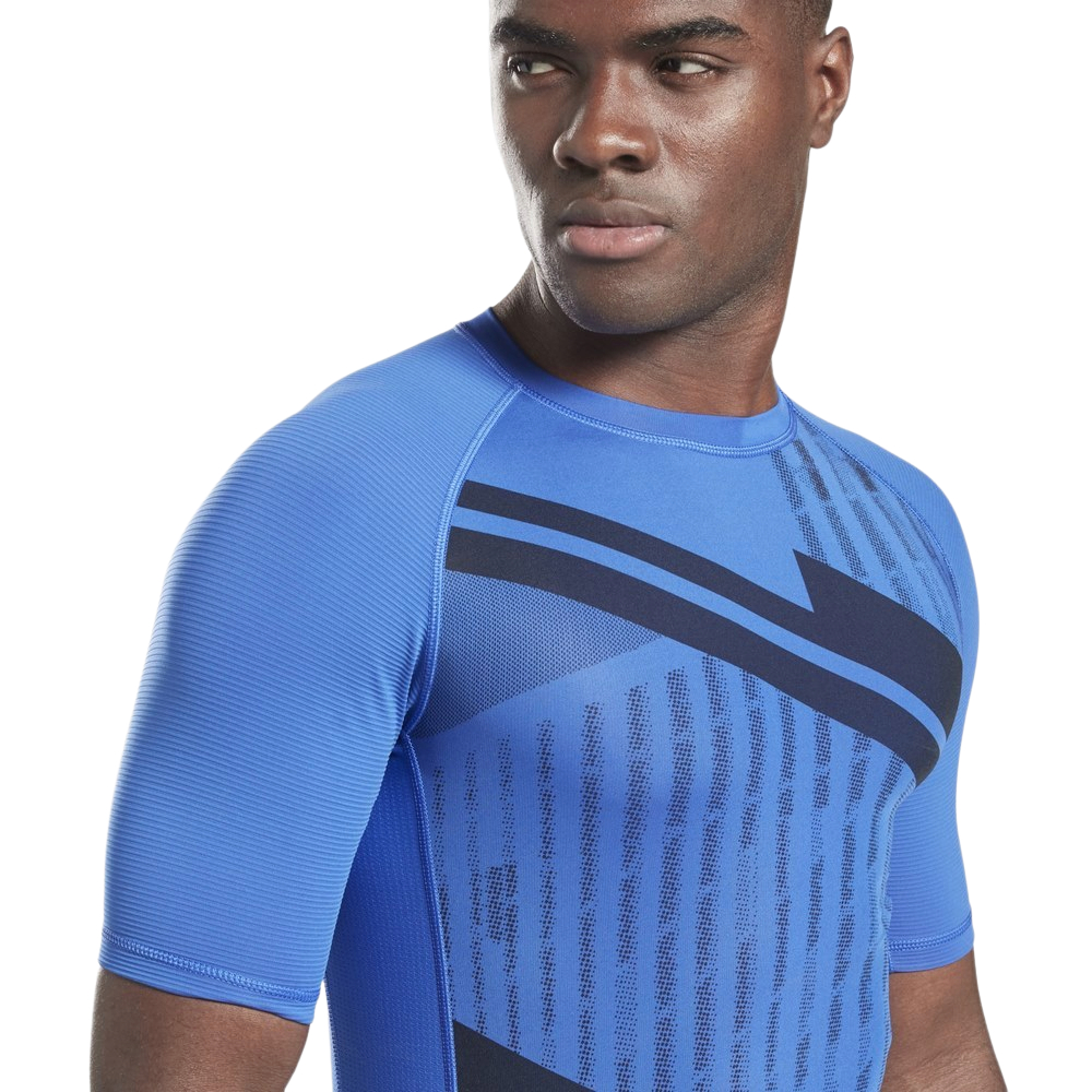 Чоловіча футболка Reebok PRINTED COMPRESSION TOP GJ6378