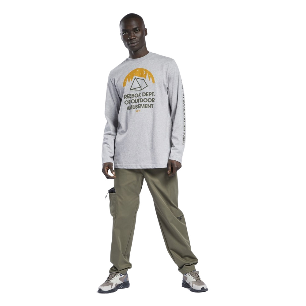 Чоловічий лонгслів Reebok Classics Camping Graphic GS4188