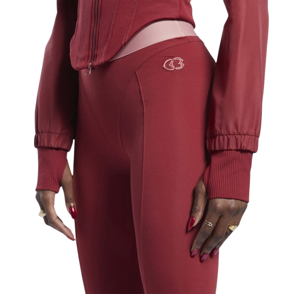 Жіночі легінси Reebok Reebok Cardi B Bordo HD4786