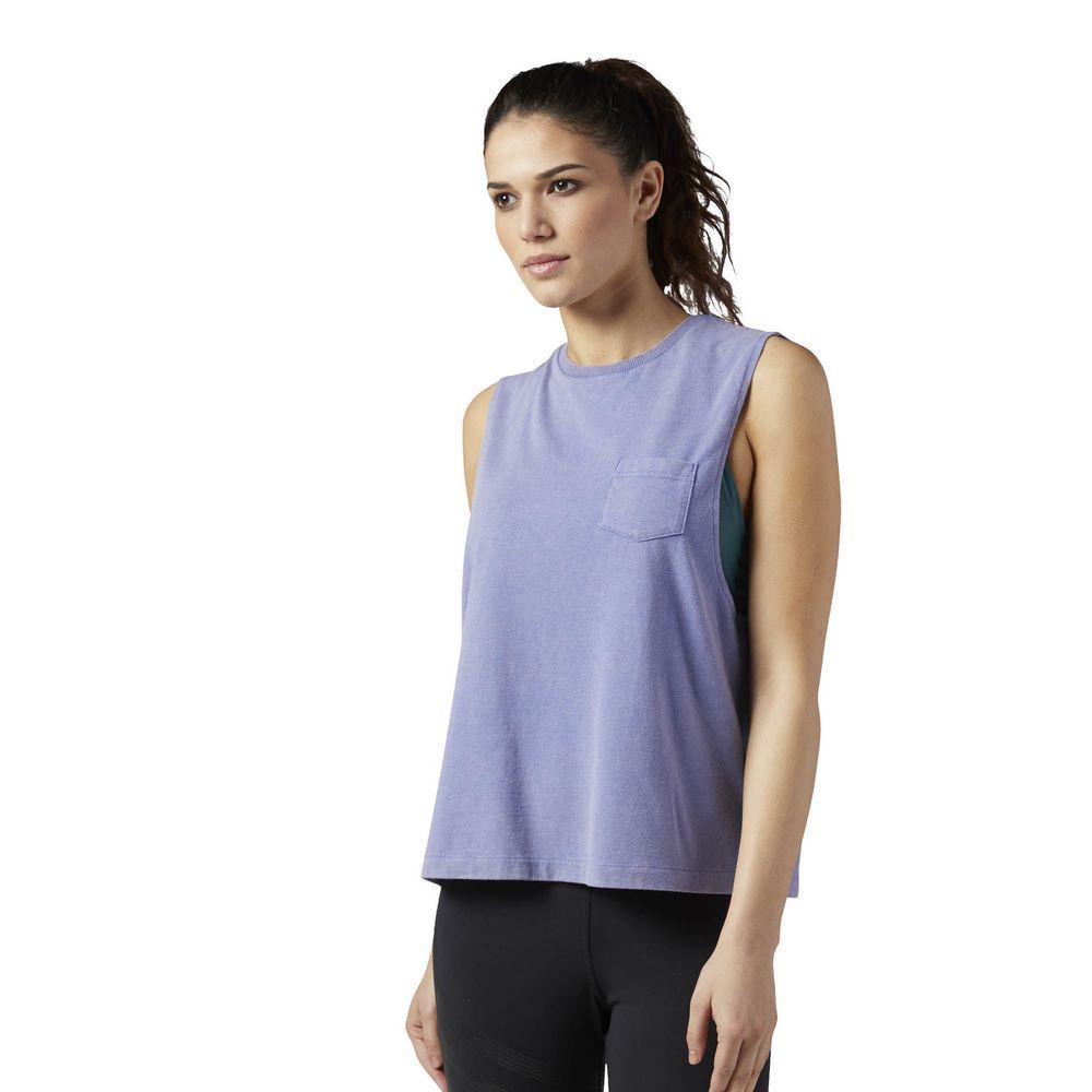 Майка жіноча Reebok STONE WASH BQ8141