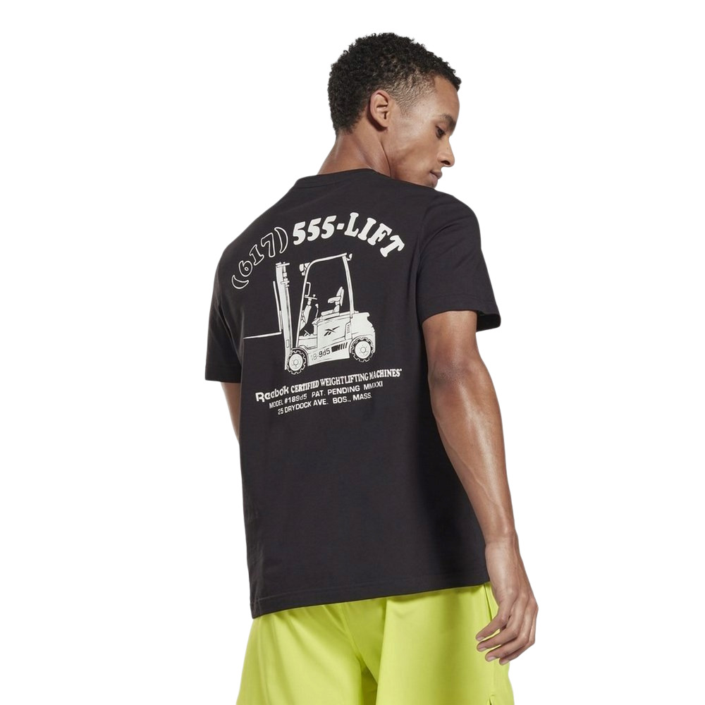 Чоловіча футболка Reebok WEIGHTLIFTING NOVELTY GRAPHIC GS4223