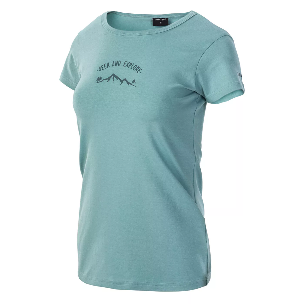 Жіноча футболка HI-TEC LADY VANDRA-DUSTY TURQUOISE