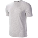 Чоловіча футболка HI-TEC LOFE-LIGHT GREY MELANGE