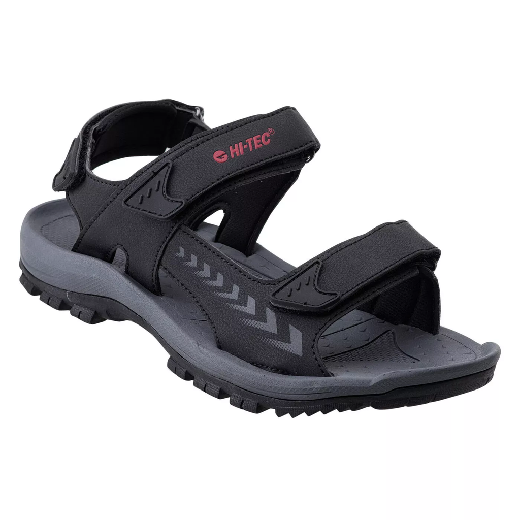 Сандалі чоловічі HI-TEC LUBISER-BLACK/DARK GREY/RED