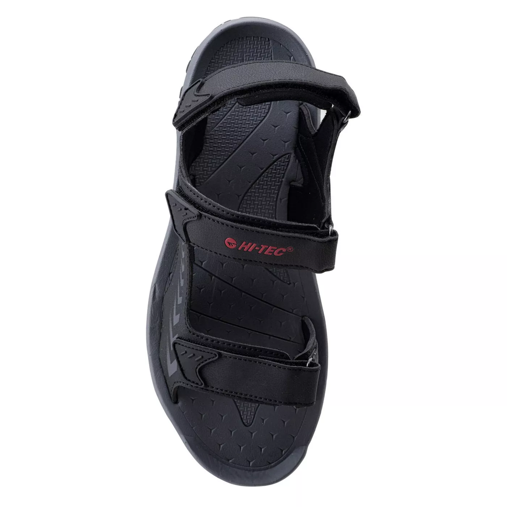 Сандалі чоловічі HI-TEC LUBISER-BLACK/DARK GREY/RED