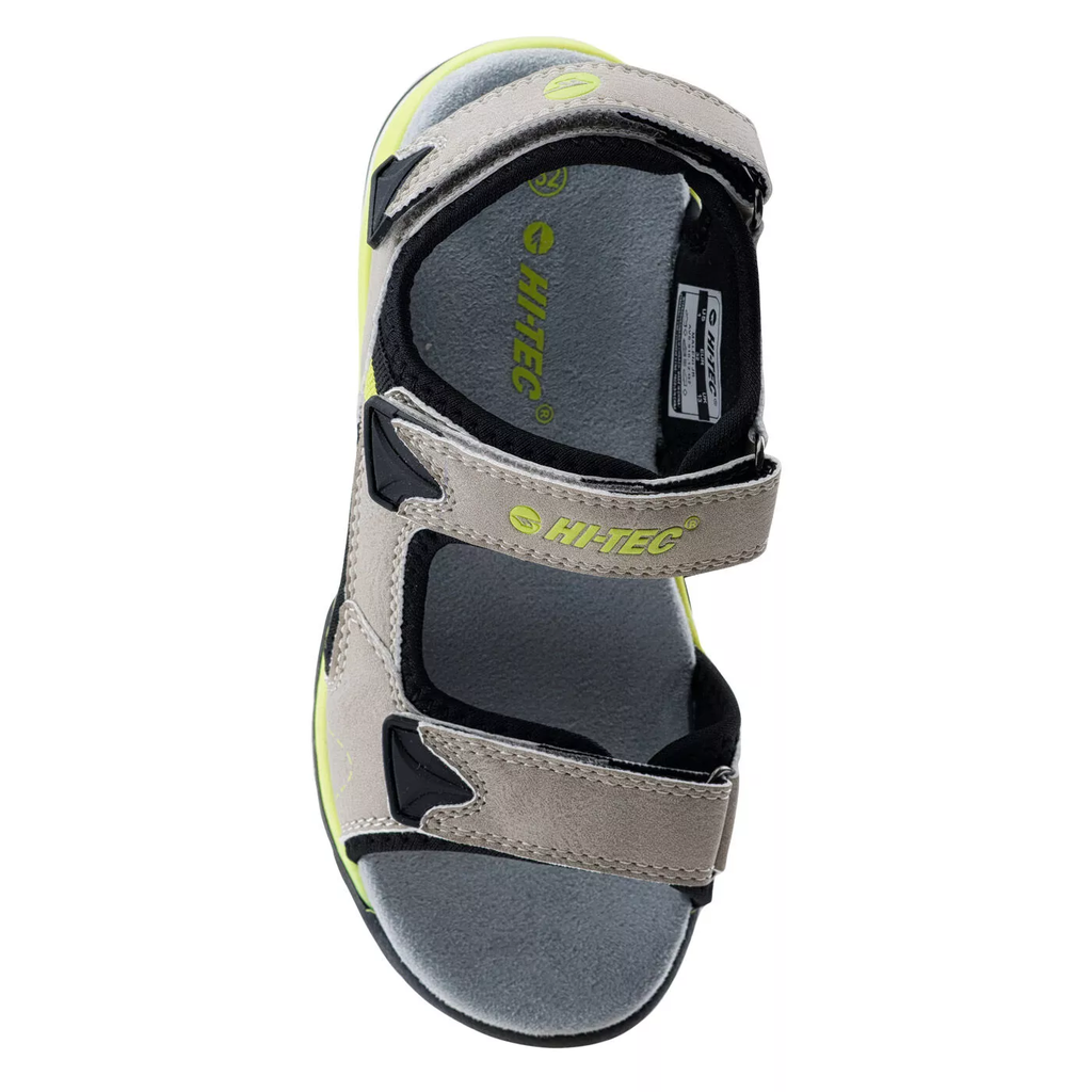 Сандалі дитячі HI-TEC MALENI JR-BLACK/SAND/LIME YELL