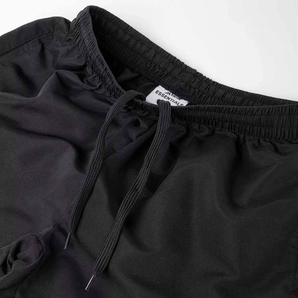 Дитячі спортивні шорти MARTES ESSENTIALS MENALI JR-BLACK