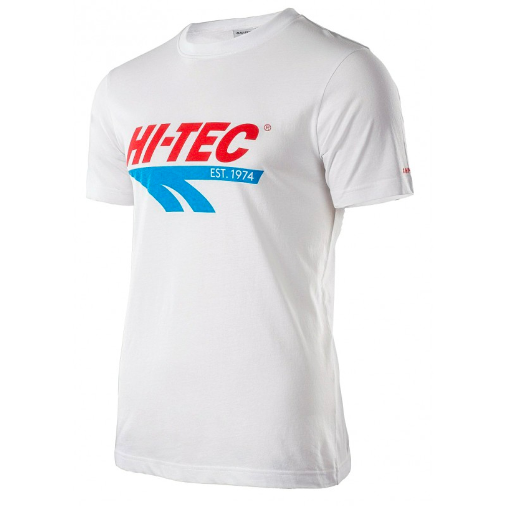 Чоловіча футболка HI-TEC RETRO-WHITE