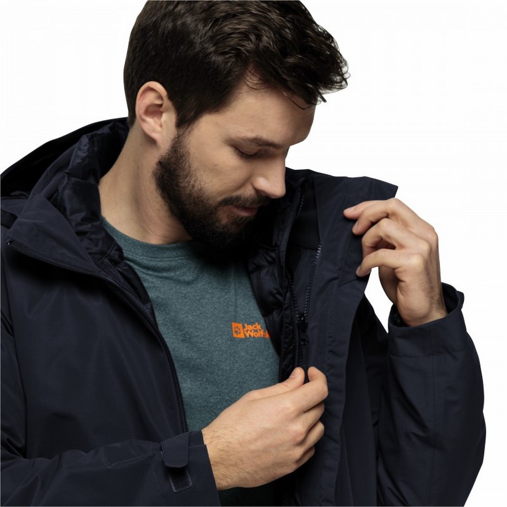 Чоловічий прошитий пуховик Jack Wolfskin PILVI DOWN JKT M 1207701_1010