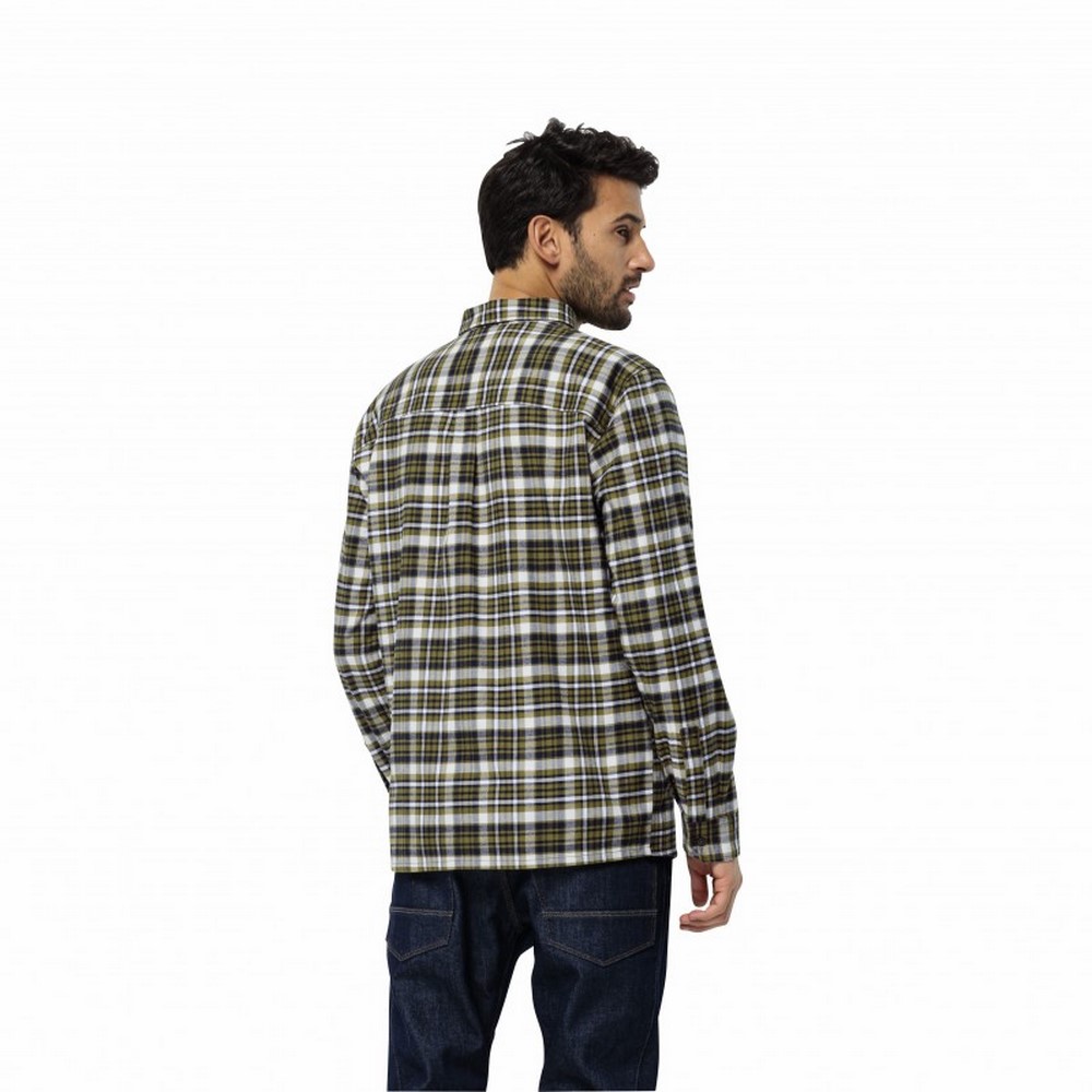 Чоловіча сорочка з довгим рукавом Jack Wolfskin BERGWEG SHIRT M 1403822_8443
