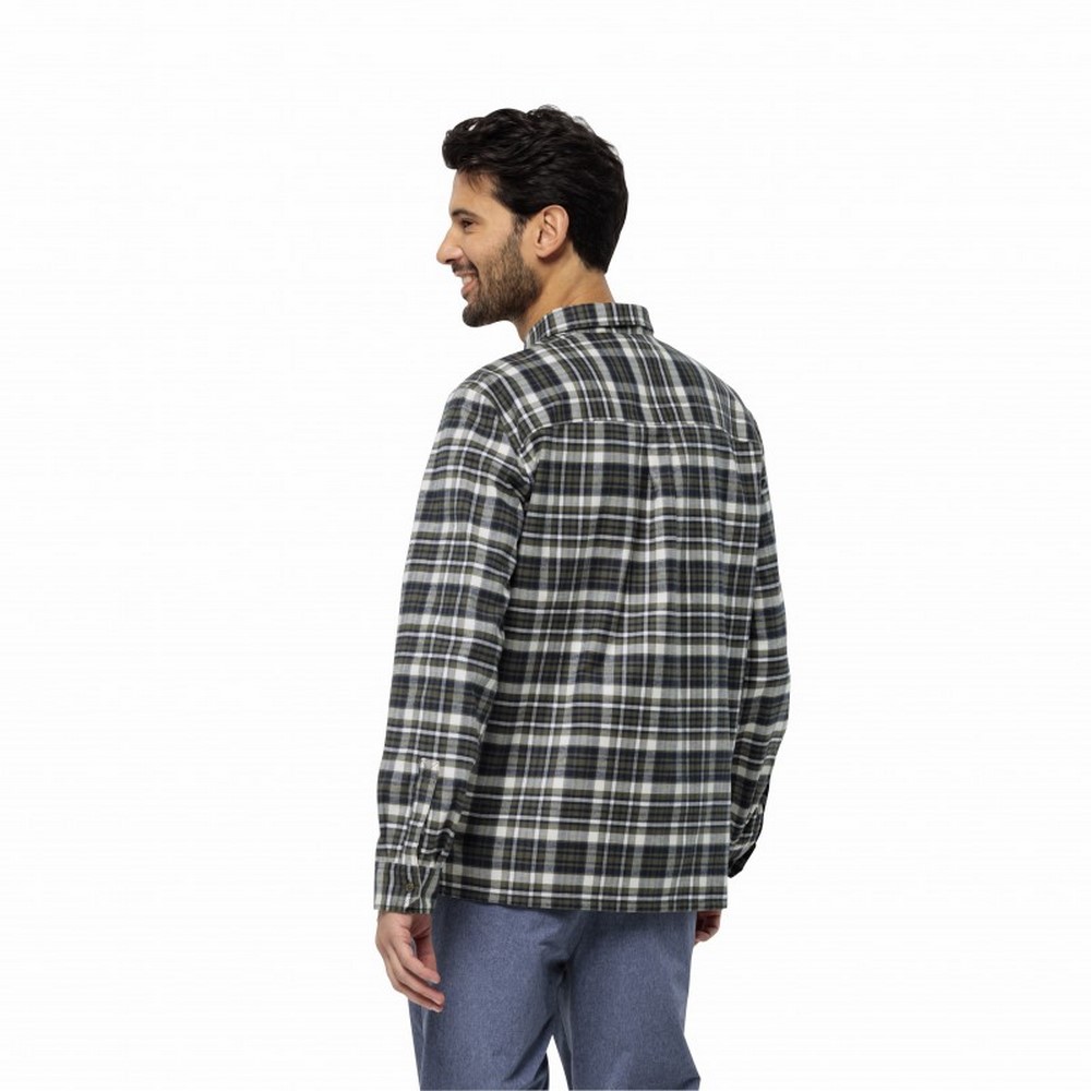Чоловіча сорочка з довгим рукавом Jack Wolfskin BERGWEG SHIRT M 1403822_8611