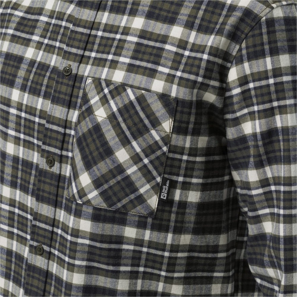 Чоловіча сорочка з довгим рукавом Jack Wolfskin BERGWEG SHIRT M 1403822_8611