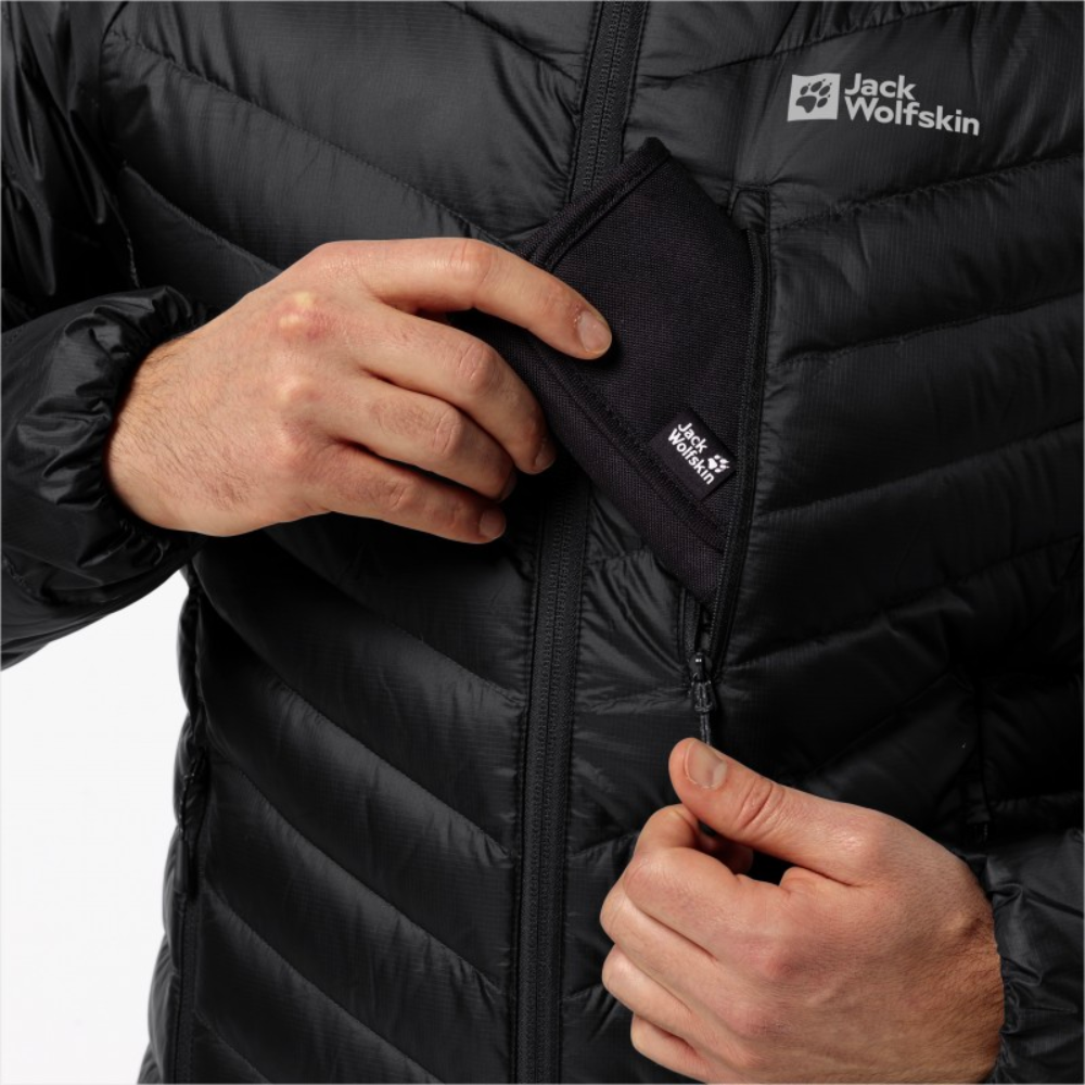Пуховик чоловічий прошитий Jack Wolfskin PASSAMANI DOWN HOODY M 1207241_6350