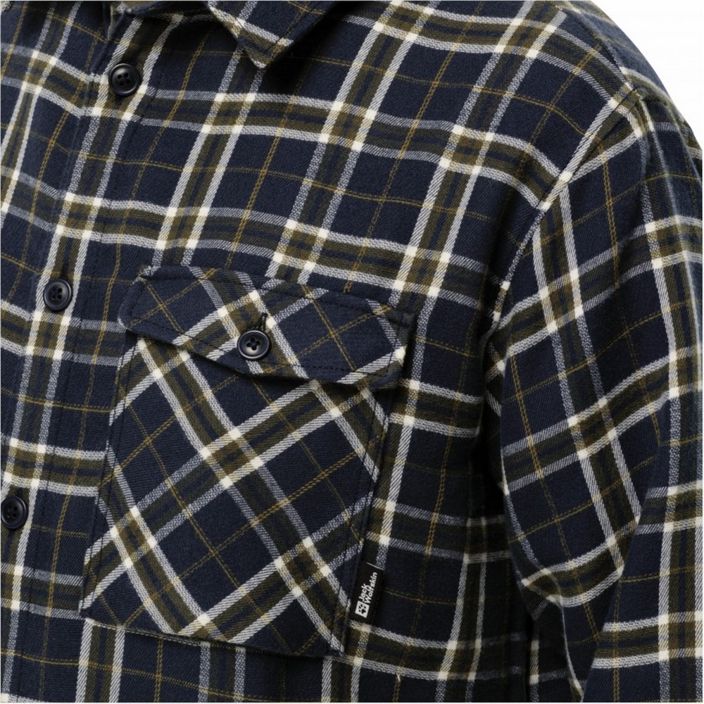 Чоловіча сорочка з довгим рукавом Jack Wolfskin MORGENLUFT SHIRT M 1403941_8445