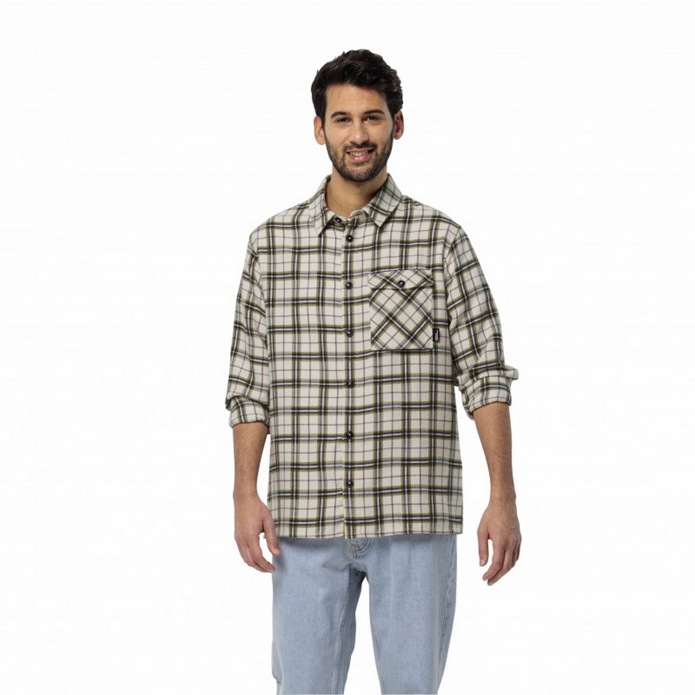 Чоловіча сорочка з довгим рукавом Jack Wolfskin MORGENLUFT SHIRT M 1403941_8446