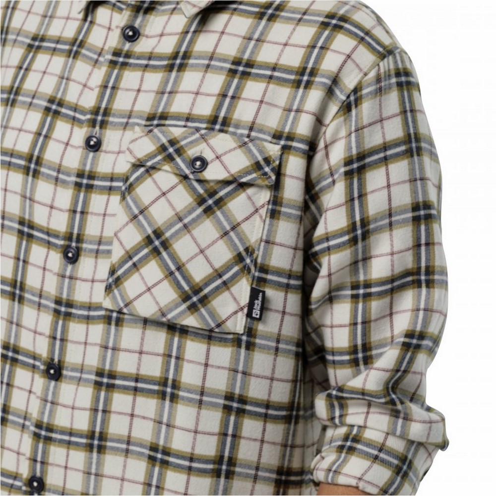 Чоловіча сорочка з довгим рукавом Jack Wolfskin MORGENLUFT SHIRT M 1403941_8446