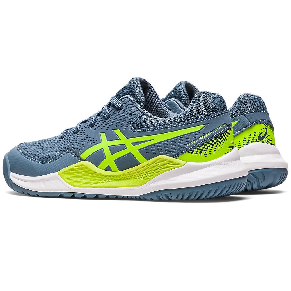 Дитячі кросівки для тенісу Asics GEL-RESOLUTION 9 GS 1044A067-400